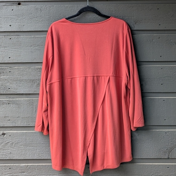 NWT Soft Surroundings Nadia Top Indian Rose Size 1X - Picture 6 of 8